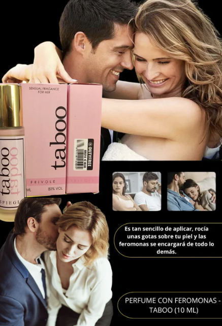 👠TABOO - SENSUAL PERFUME PARA ELLA CON FEROMONAS